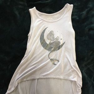 A pastel purple t shirt